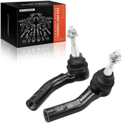 2 Pcs Outer Tie Rod End for Cadillac XTS 13-19 Buick Allure LaCrosse XTS Saab 9-5