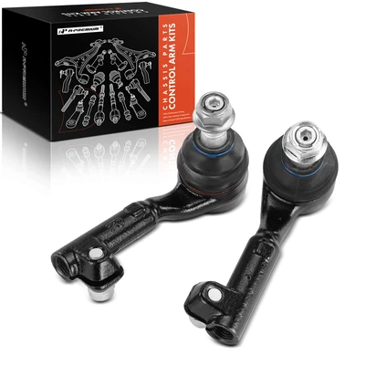 2 Pcs Front Outer Tie Rod End Kit