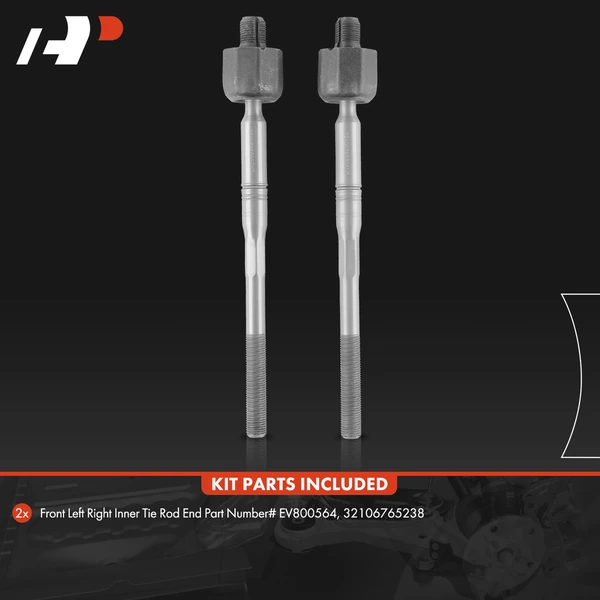 2 Pcs Inner Steering Tie Rod End for BMW E84 E88 E90 E92 E93 128i 325i 328i xDrive