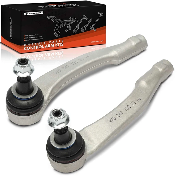 2 Pcs Front Outer Tie Rod End for Porsche Panamera 2010-2016