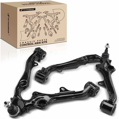 2 Pcs Front Lower Control Arm & Ball Joint Assembly