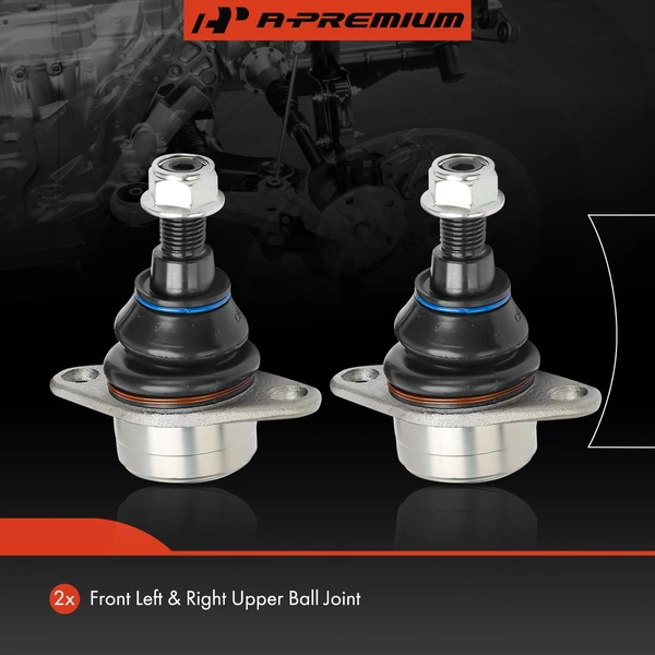 2 Pcs Front Upper Ball Joints for Land Rover Range Rover 2003-2012