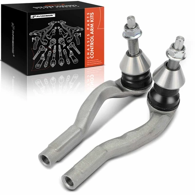 2 Pcs Front Outer Tie Rod Ends