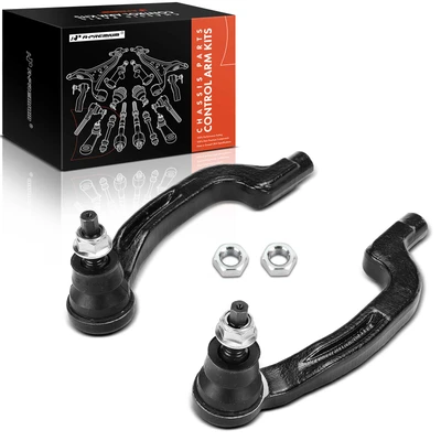 2 Pcs Front Outer Tie Rod End Kit