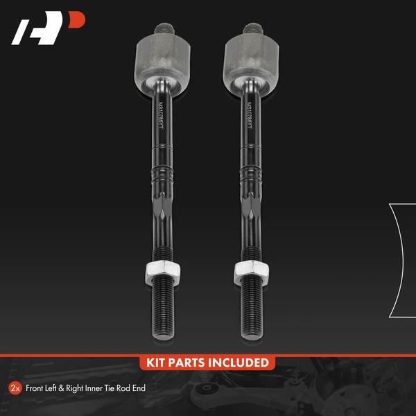 2 Pcs Front Inner Tie Rod End for Mercedes-Benz CLS400 CLS550 E63 AMG S GLK250