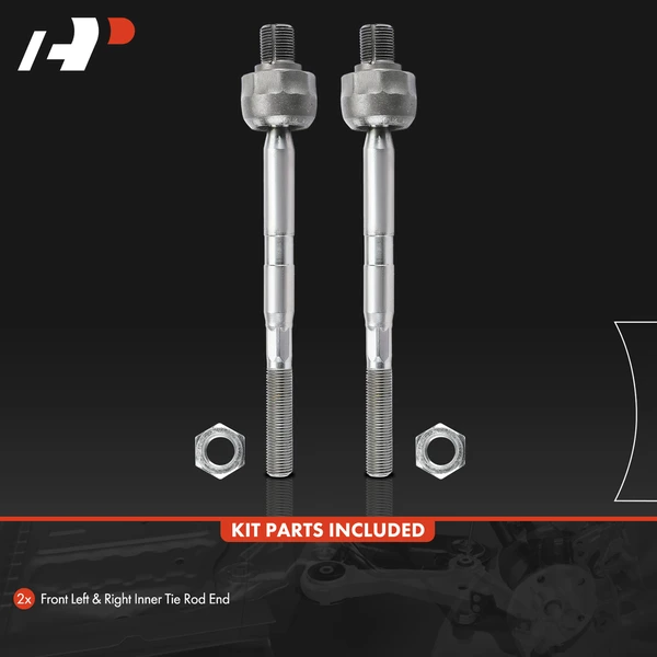 2 Pcs Front Inner Tie Rod End for Porsche 911 05-13 Boxster 04-12 Cayman