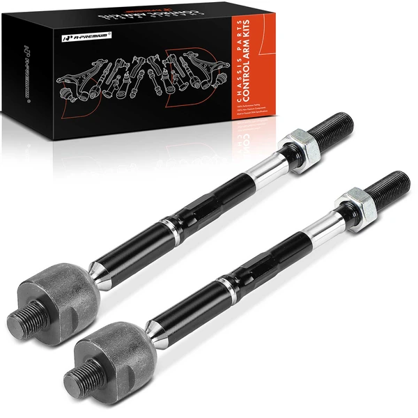 2 Pcs Front Inner Tie Rod End Kit for Nissan Pathfinder 2013-2020 Infiniti QX60