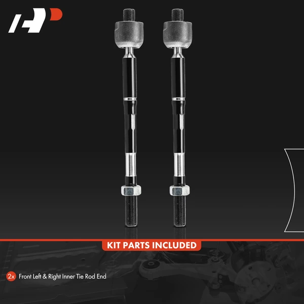 2 Pcs Front Inner Tie Rod End Kit for Nissan Pathfinder 2013-2020 Infiniti QX60