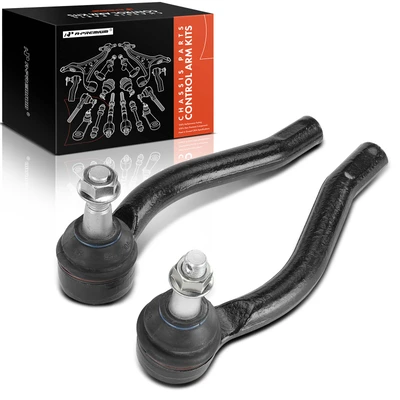 2 Pcs Front Outer Tie Rod End