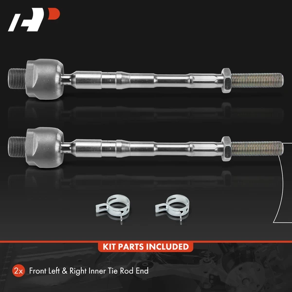 2 Pcs Front Inner Tie Rod End for Infiniti FX35 FX45 2003-2008
