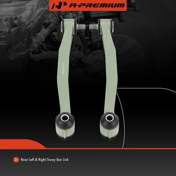 Sway Bar Link, Rear Side, A-Premium APCA6954