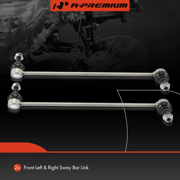 Sway Bar Link, Front Side, A-Premium APCA6956