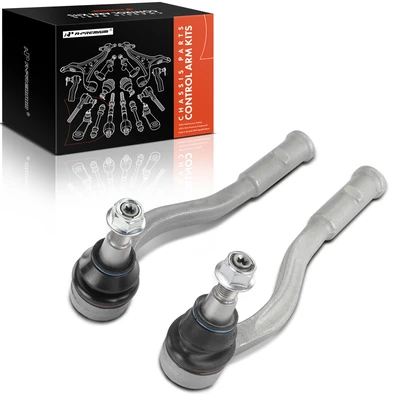 2 Pcs Front Outer Tie Rod Ends