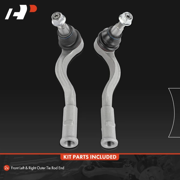 2 Pcs Front Outer Tie Rod Ends for Audi A8 Quattro 19-23 Q7 S6 E-Tron Quattro
