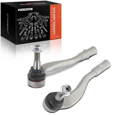 2 Pcs Front Outer Tie Rod End