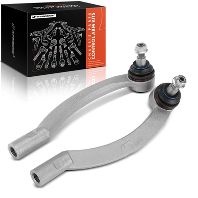 2 Pcs Front Outer Tie Rod End