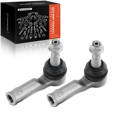 2 Pcs Front Outer Tie Rod Ends