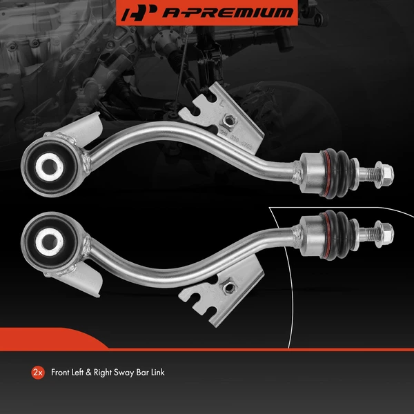Sway Bar Link, Front Side, A-Premium APCA6971
