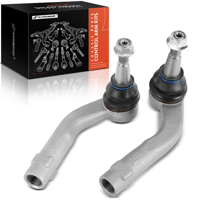 2 Pcs Front Outer Steering Tie Rod Ends