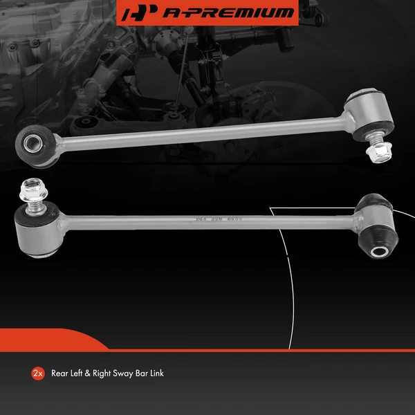 Sway Bar Link, Rear Side, A-Premium APCA6982