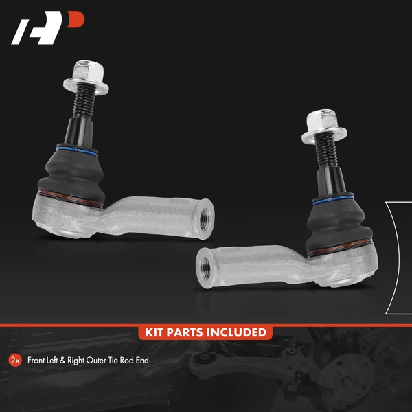 2 Pcs Front Outer Tie Rod End for Land Rover Range Rover 13-15 Range Rover Sport