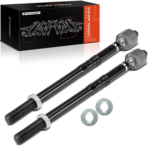 2 Pcs Front Inner Steering Tie Rod Ends for Volvo XC60 2010-2017