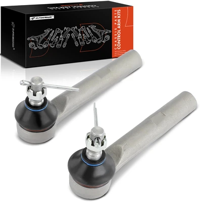 2 Pcs Front Outer Tie Rod End
