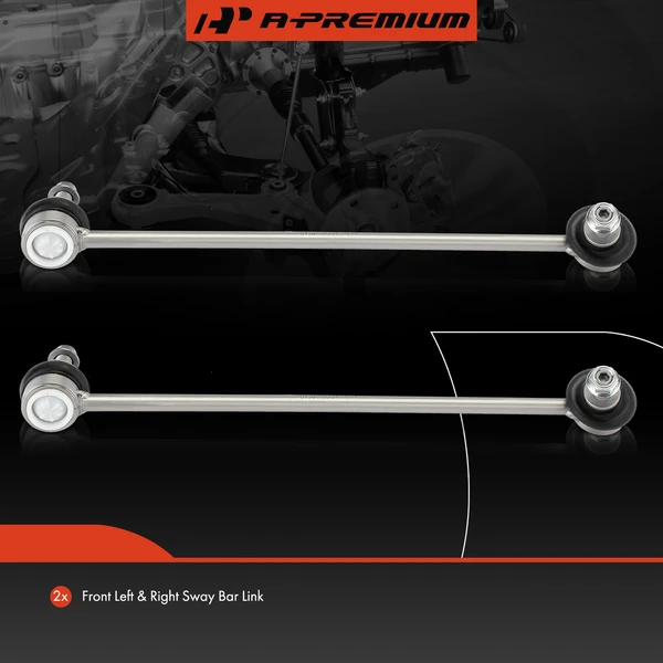 Sway Bar Link, Front Side, A-Premium APCA7010