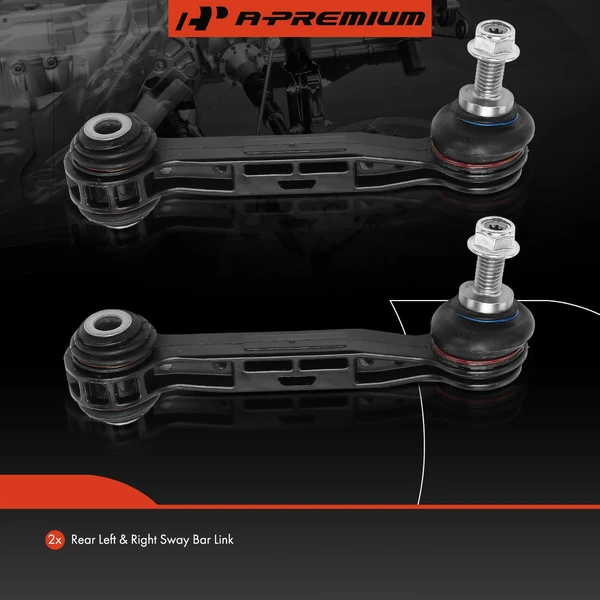 Sway Bar Link, Rear Side, A-Premium APCA7011