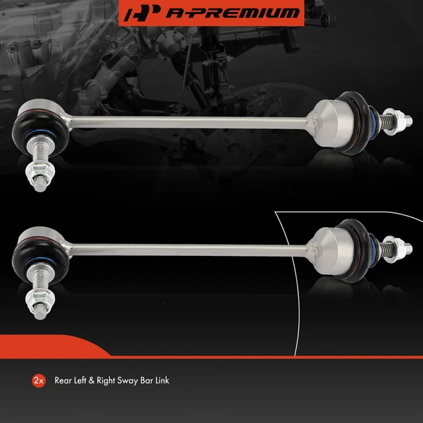 Sway Bar Link, Rear Side, A-Premium APCA7012