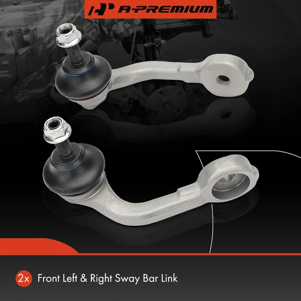 Sway Bar Link, Front Side, A-Premium APCA7013