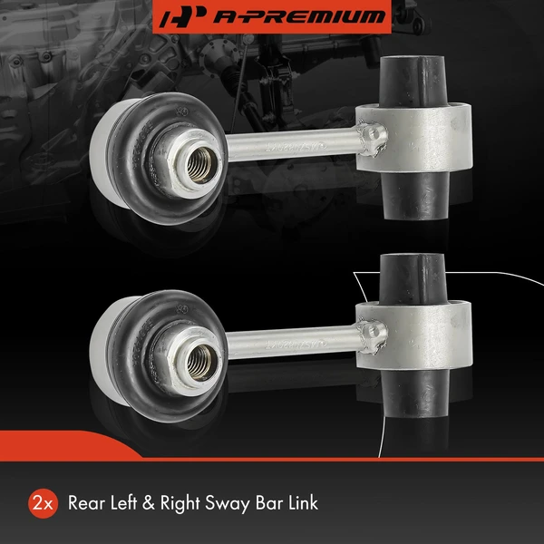 Sway Bar Link, Rear Side, A-Premium APCA7017