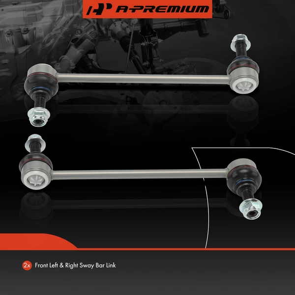 Sway Bar Link, Front Side, A-Premium APCA7019