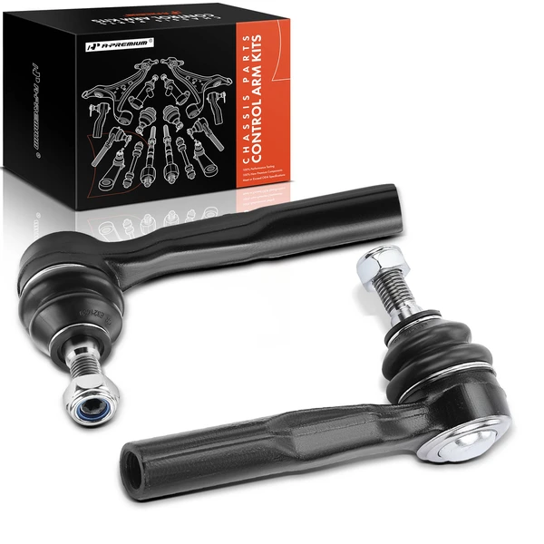 2 Pcs Outer Tie Rod End for Saturn Astra 2008-2009 L4 1.8L