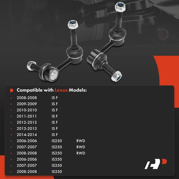 Sway Bar Link Front Driver & Passenger A-Premium APCA8332