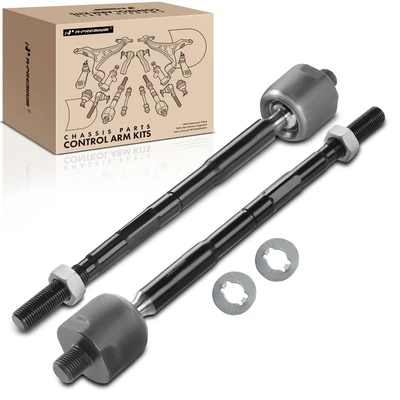 2 Pcs Front Inner Tie Rod End
