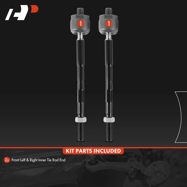 2 Pcs Front Inner Tie Rod End for GMC Acadia Cadillac XT5 2017-2022 2.0L 2.5L 3.6L