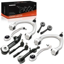 10 Pcs Front Control Arm Tie Rod End Sway Bar Link