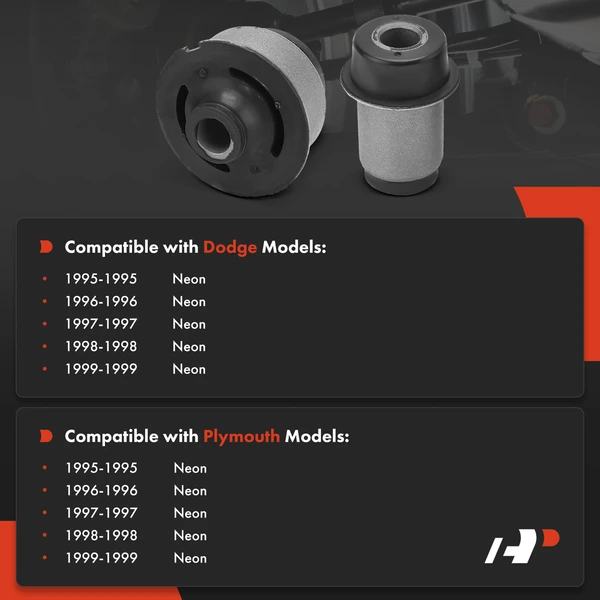 2-Pc Control Arm Bushing, Front Lower A-Premium APCA7449