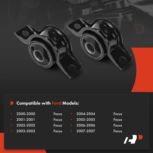 2-Pc Control Arm Bushing, Front Lower Rearward A-Premium APCA9108