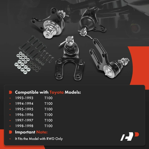 Ball Joint Kit Front Lower & Upper A-Premium APCA7665
