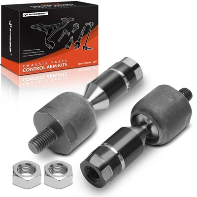 2 Pcs Front Driver & Passenger Inner Steering Tie Rod End Link