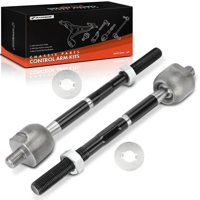 2 Pcs Front Inner Steering Tie Rod Ends
