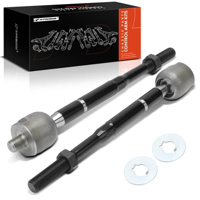 2 Pcs Front Inner Manual Steering Tie Rod End