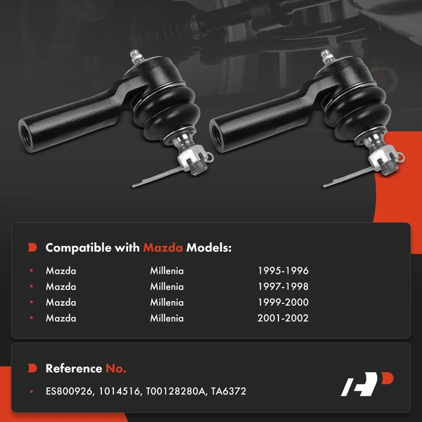 Tie Rod End Rear Driver & Passenger Outer A-Premium APCA7691