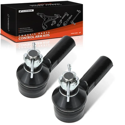 2 Pcs Front Outer Tie Rod End Kit