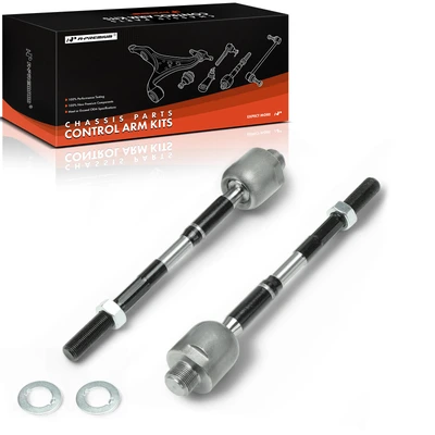 2 Pcs Front Driver & Passenger Inner Tie Rod End