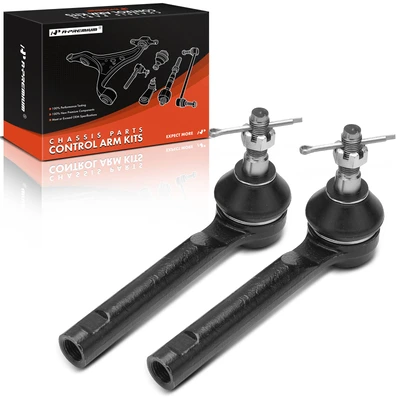 2 Pcs Front Outer Driver & Passenger Tie Rod End