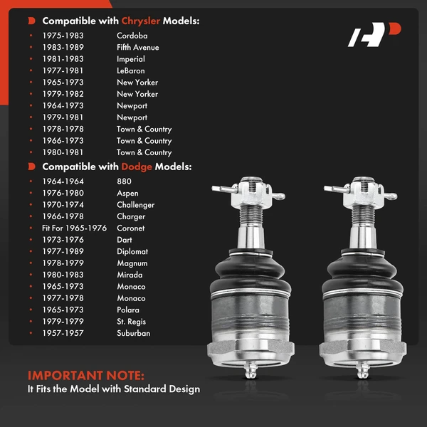 Suspension Ball Joint Front Upper A-Premium APCA7710