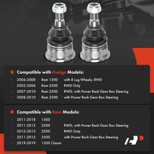 Suspension Ball Joint Front Upper A-Premium APCA7717